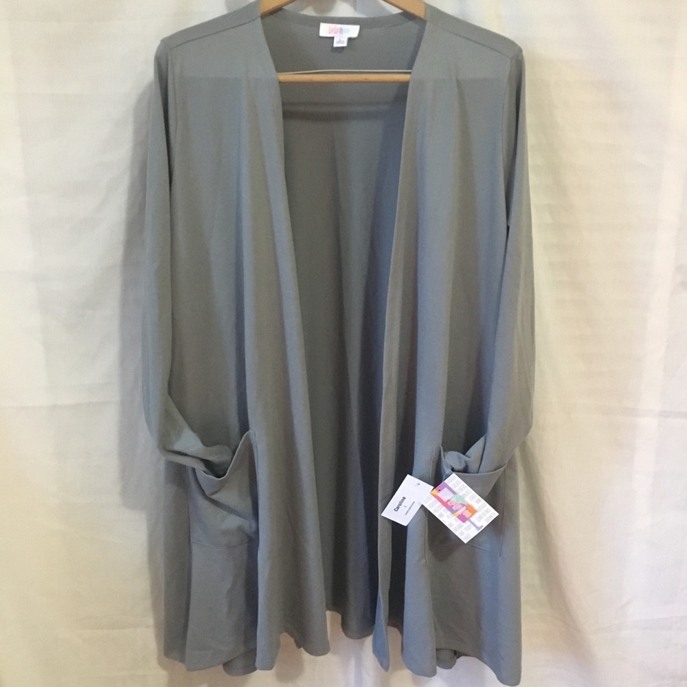 ✨Solid Grey Caroline Lularoe L✨